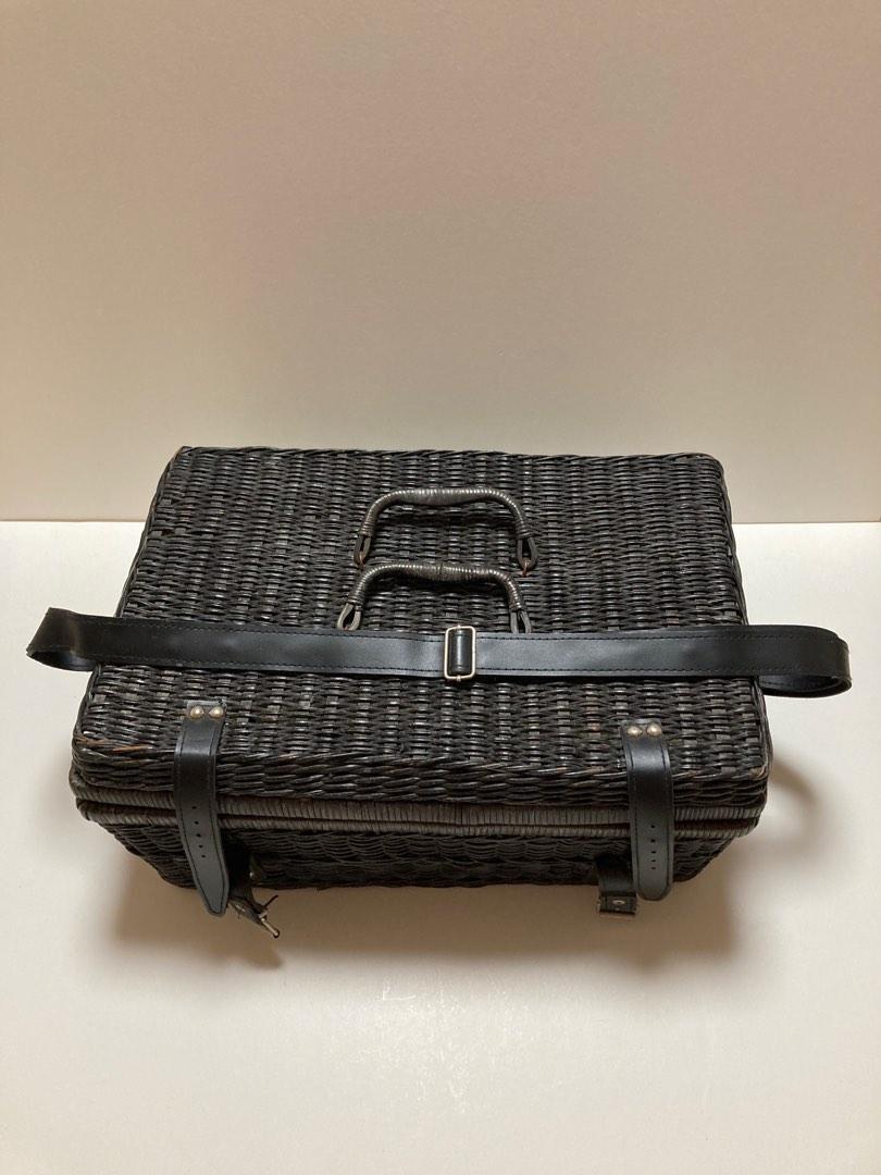 Leather straps Picnic Basket, Furniture & Home Living, Kitchenware