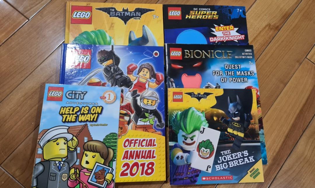 Lego Annual Bionicle DC Comics Super Heroes Story Book Hobbies