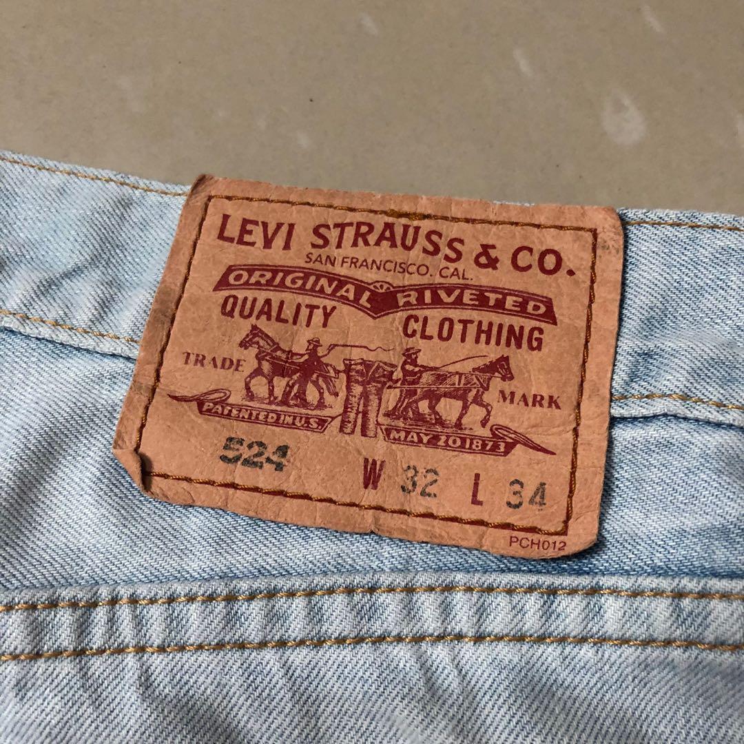 Levi's 524 denim jeans, Men's Fashion, Bottoms, Jeans on Carousell