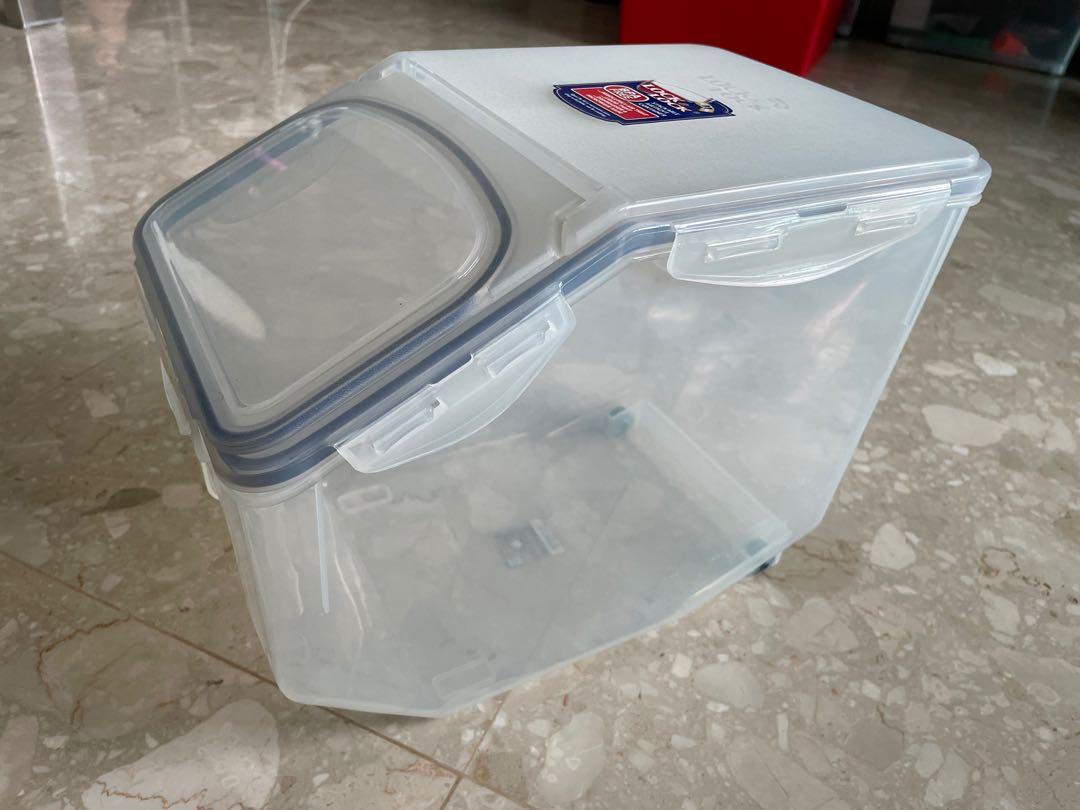Lock & Lock Rice Storage Container 12L, Furniture & Home Living ...