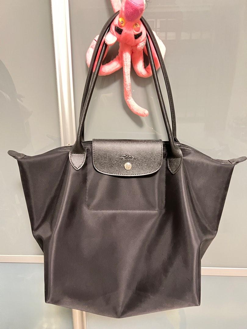 Longchamp le shop pliage black medium