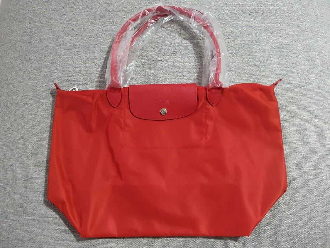 Longchamp Modele Depose Large Red