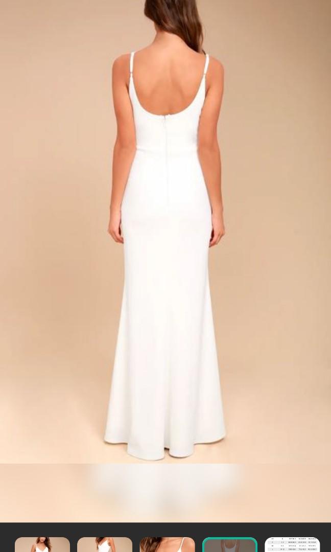 Lulus infinite glory white dress Women s Fashion Dresses Sets