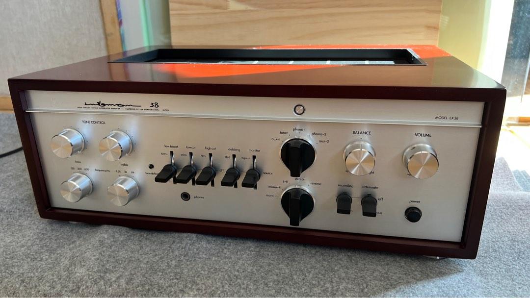 その他 LUXMAN LX-38 LUXMAN LX-38 Integrated Tube Amplifier with Wooden Cabinet Rare