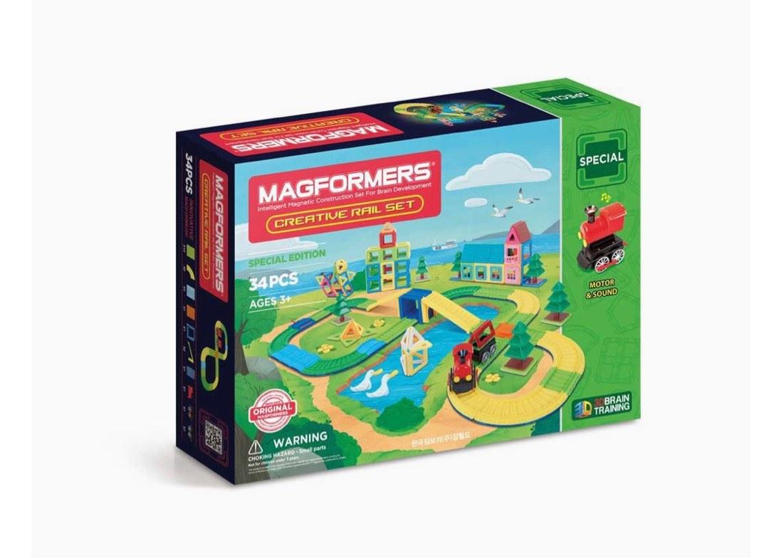 Magformers creative rail set outlet