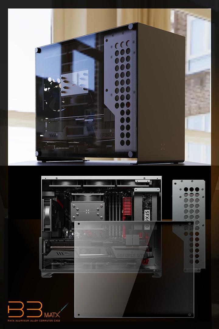 Aluminium chassis( MATX desktop computer Casing), Computers & Tech
