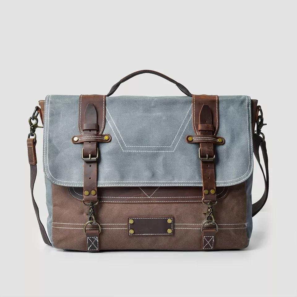 Mens canvas briefcase bag outlet