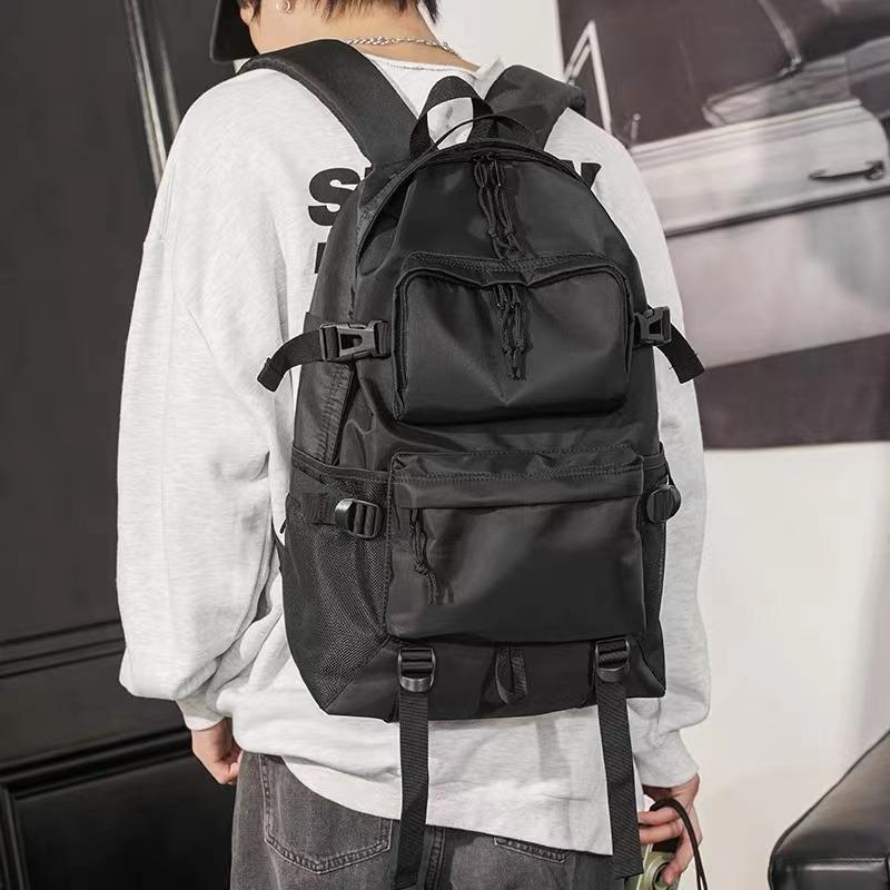 Men Plain Multi-Section Backpack, Men's Fashion, Bags, Backpacks on ...