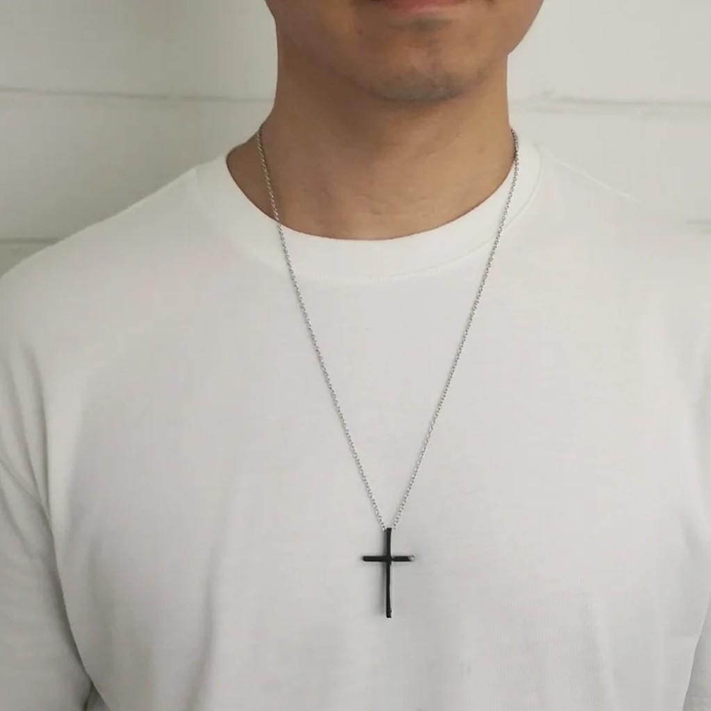 Mens best sale christ necklace