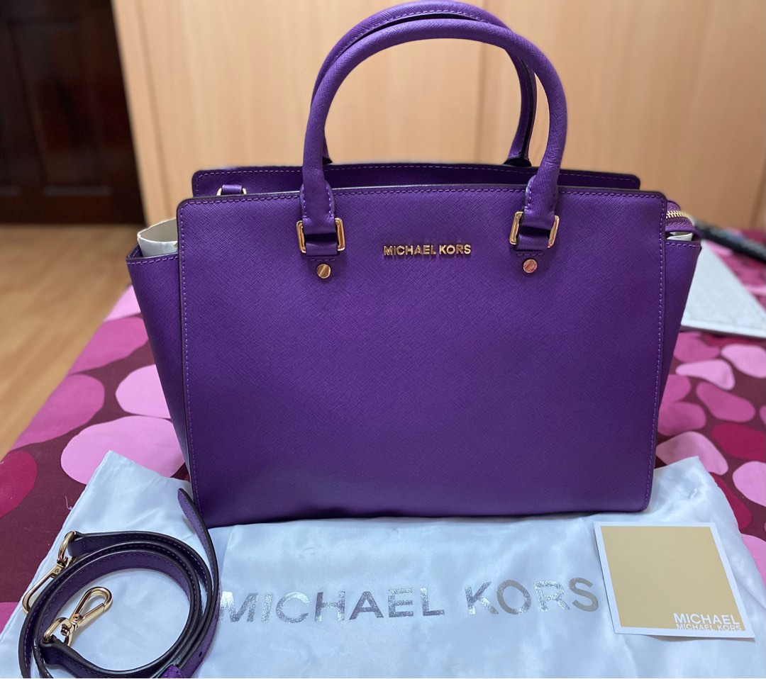 Michael kors store purses purple