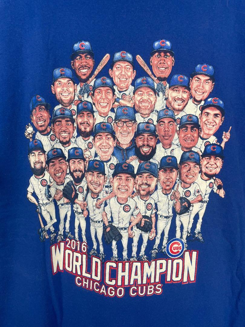 MLB Chicago Cubs 2016 World Series Champions, Men's Fashion, Tops & Sets,  Tshirts & Polo Shirts on Carousell