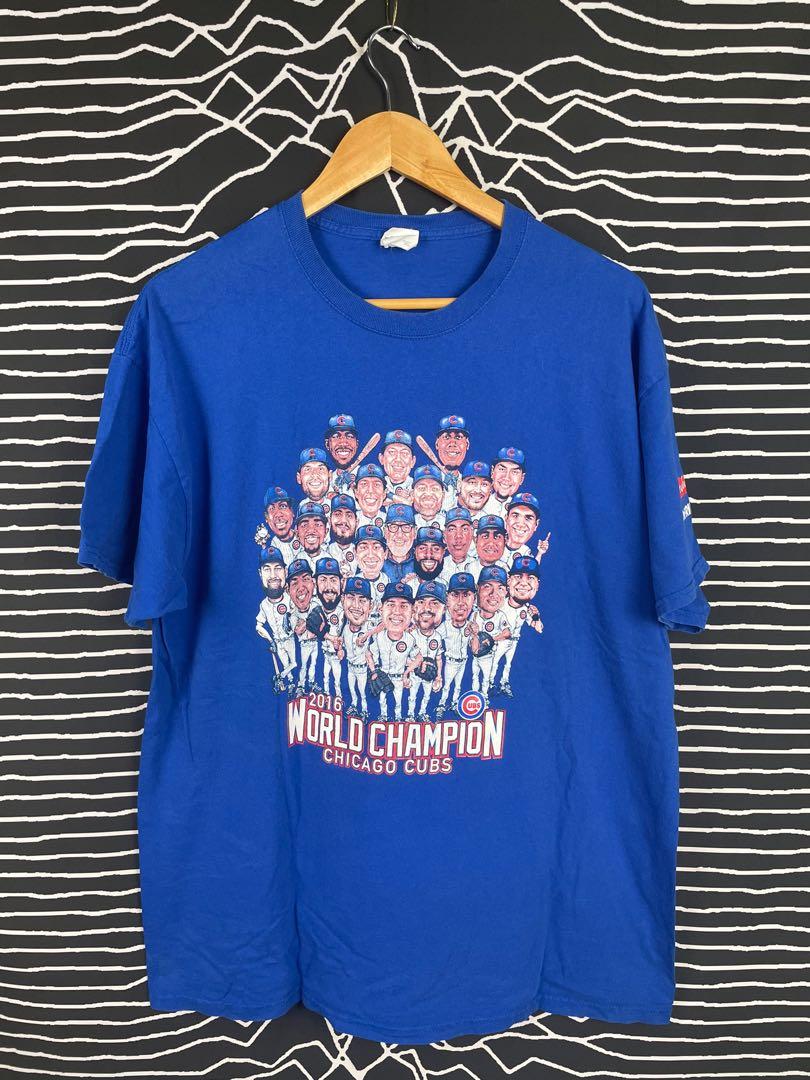 MLB Chicago Cubs 2016 World Series Champions, Men's Fashion, Tops & Sets,  Tshirts & Polo Shirts on Carousell