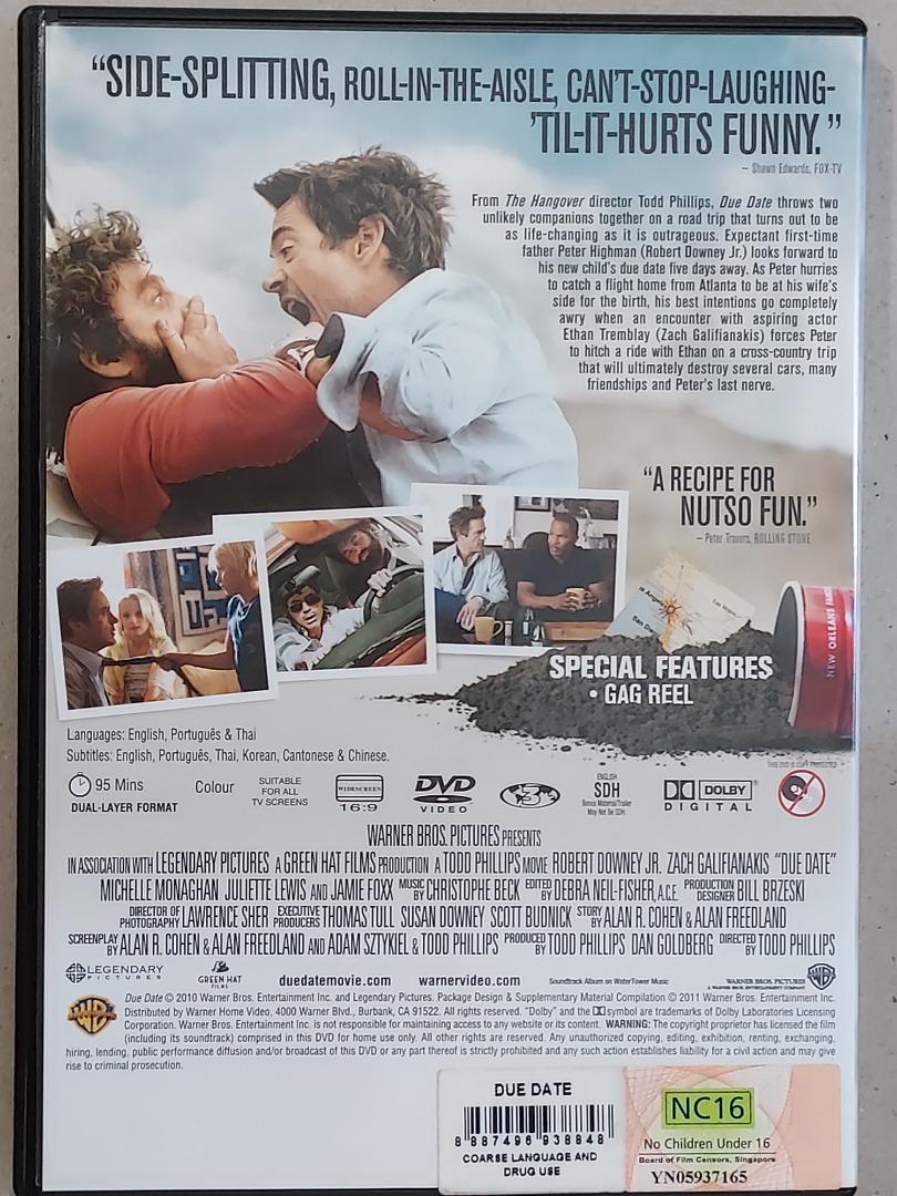 movie Due Date. Admission. Full Metal Jacket. Dinner for Schmucks. Funny People. It s Complicated Hobbies Toys Music Media CDs DVDs on Carousell