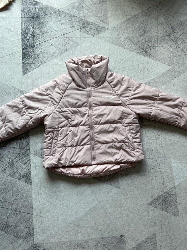 New Balance Pale Pink Down Puffer Jacket, Women's Fashion, Coats