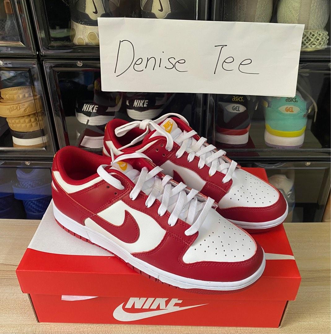 Nike Dunk Low Retro Gym Red, Men's Fashion, Footwear, Sneakers on Carousell