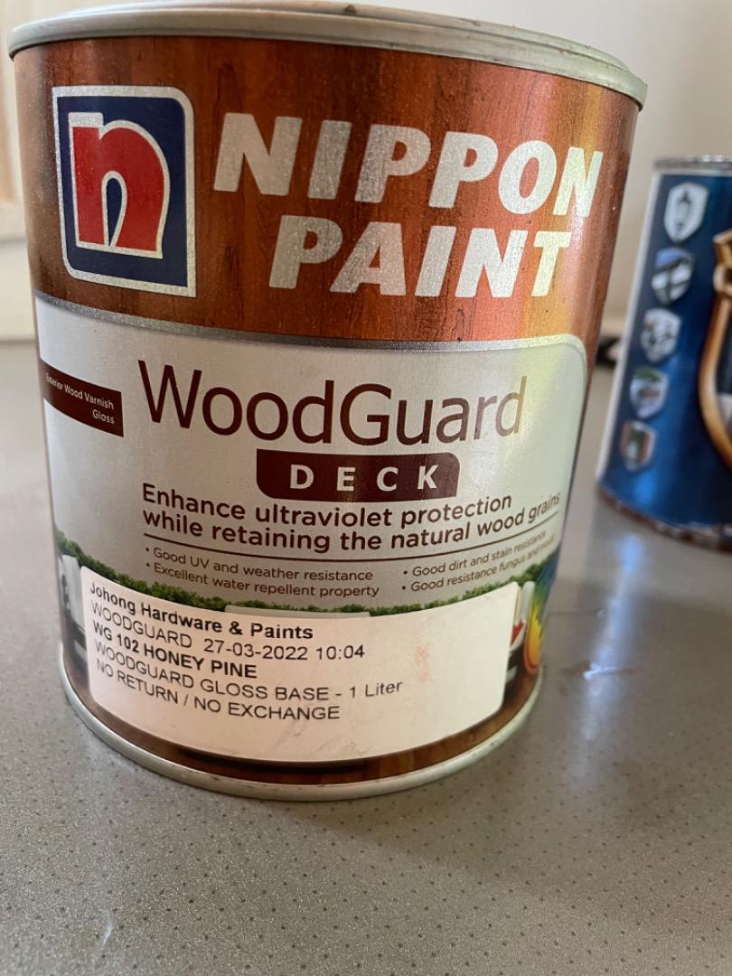 Nippon wood guard varnish 1 litre, Furniture & Home Living, Home