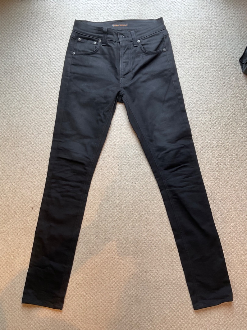 Nudie Jeans Lean Dean Dry Cold Black, Men's Fashion, Bottoms, Jeans