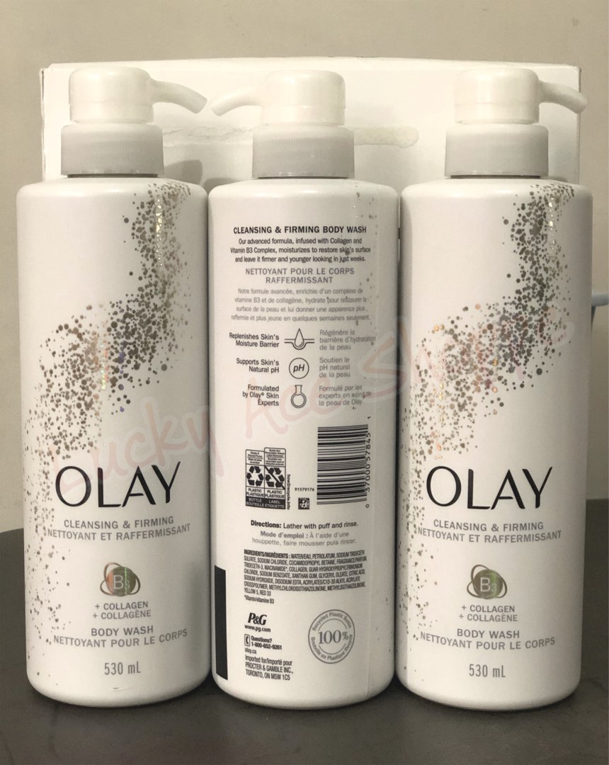 Olay Cleansing and Firming B3 + Collagen Body Wash, Beauty & Personal