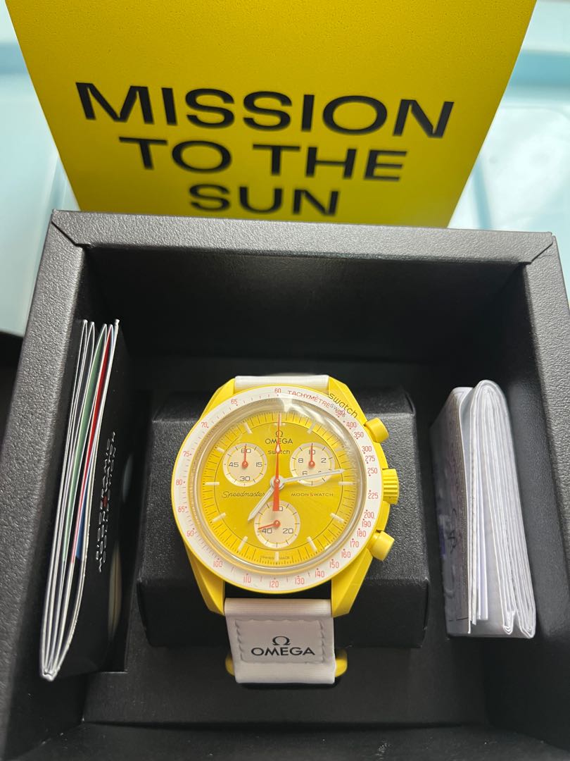 OMEGA SWATCH ミッション トゥ ザ サン SUN 太陽 新品 - 腕時計(アナログ)