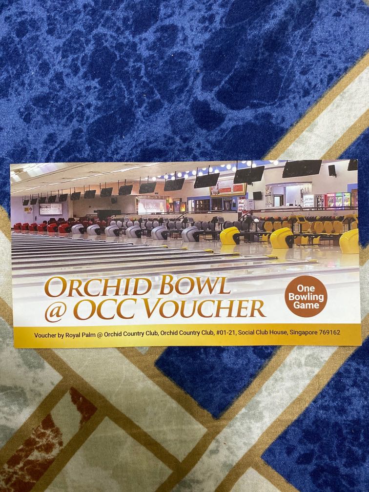 Orchid Bowl Tickets Vouchers Vouchers On Carousell