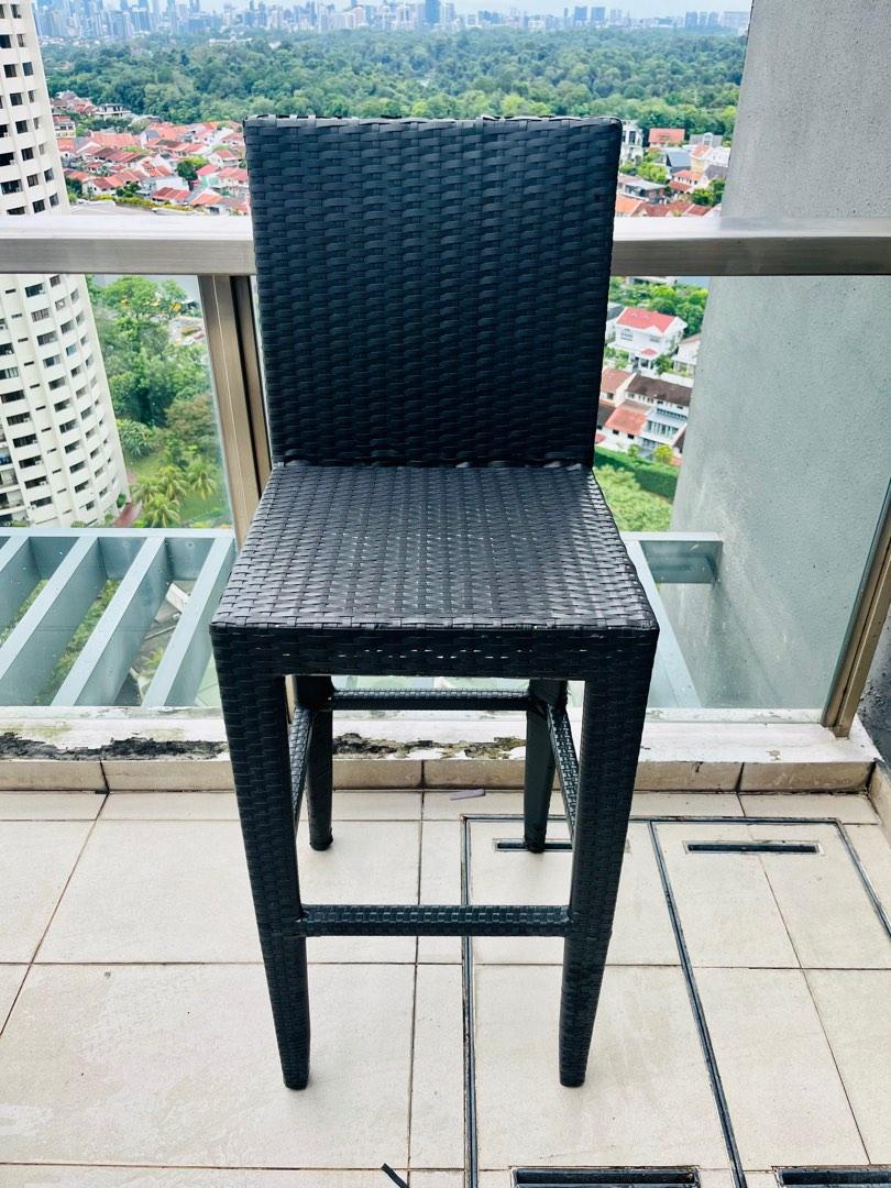 Outdoor high table & chairs, Furniture & Home Living, Outdoor Furniture