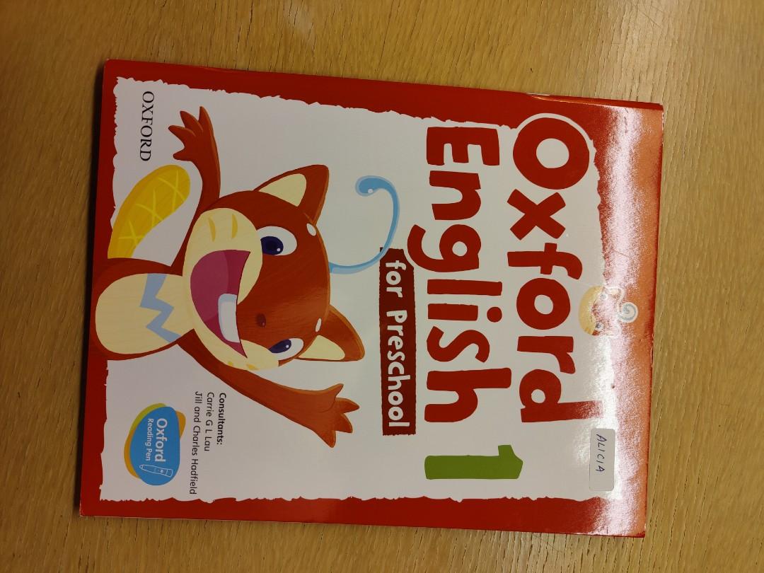 Oxford English for preschool 1, 興趣及遊戲, 書本 & 文具, 小朋友書 Carousell