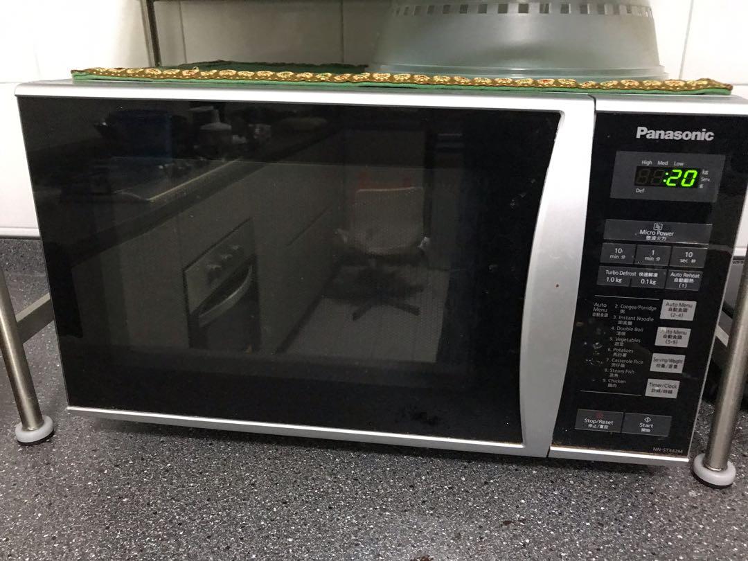 Panasonic microwave oven works very well. Selling due to relocation, TV