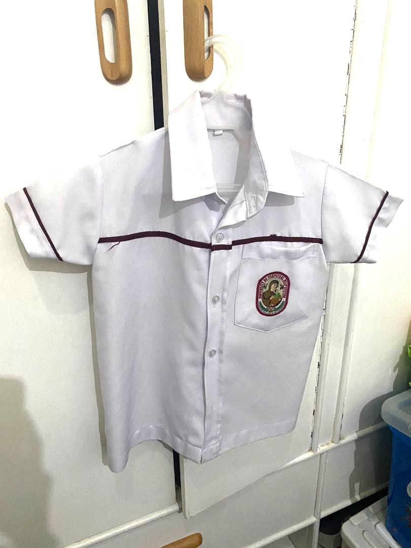 Perpetual Uniform - Grade 1-3 (size12) Boys (Category: Babies & Kids Fashion) located in Bacoor. Submitted by damnfetch (Listing ID 1178877971, Image 2). Description: 2 Maroon Pants (see pics for measurements) 4 Polo (size 12) 1 PE uniform (size 12) 1 Maroon Shirt (size 12) MOP: Gcash or BPI Shipping via shopee checkout .