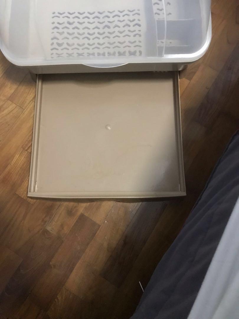 Big dish rack with cover, Furniture & Home Living, Kitchenware & Tableware, Other Kitchenware