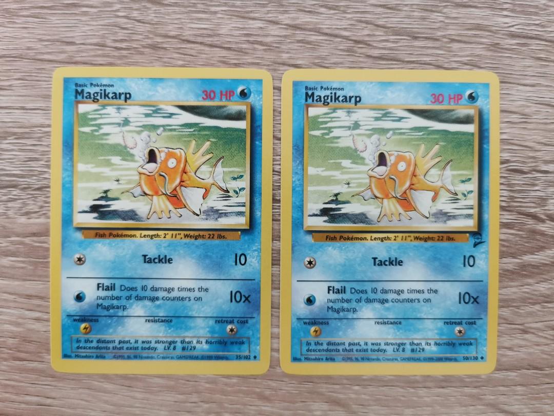 Pokemon Tcg Magikarp Base Set Base Set 2 Hobbies Toys Toys Games On Carousell