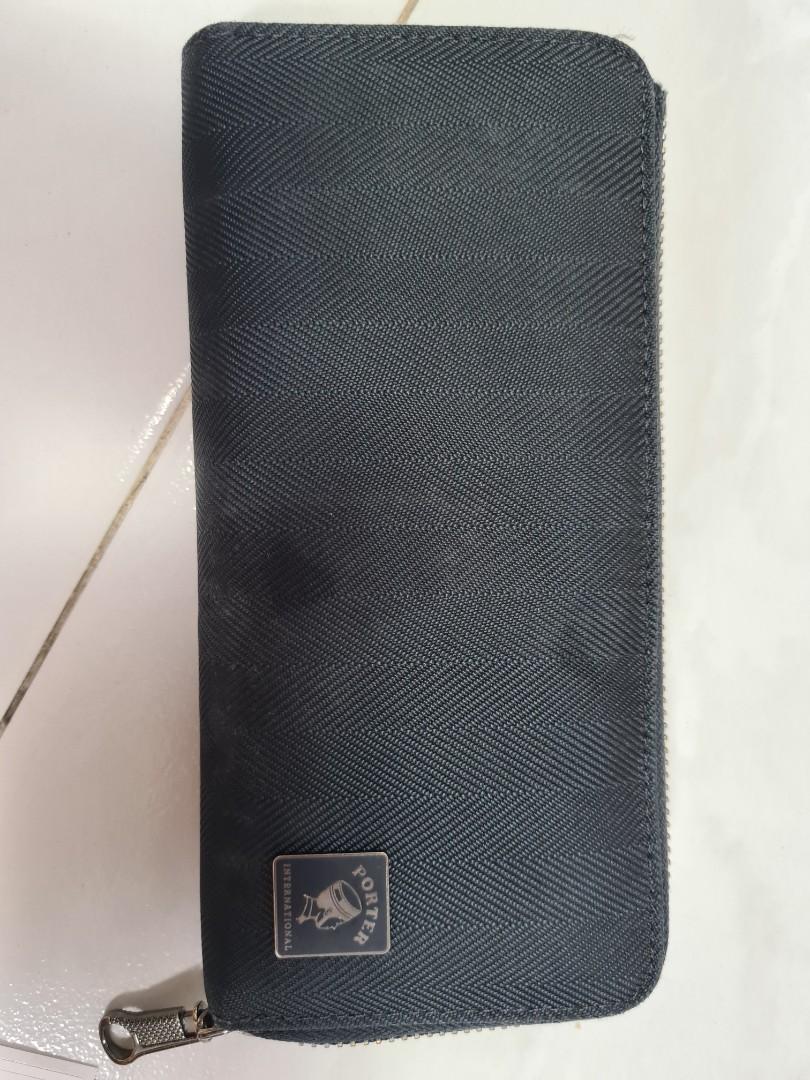 Porter ABLE Long Wallet - Bordeaux Leather Billfold With 12 Card Slots, Made In Japan - View #5
