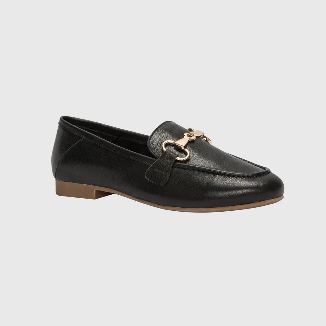 Cute store black loafers