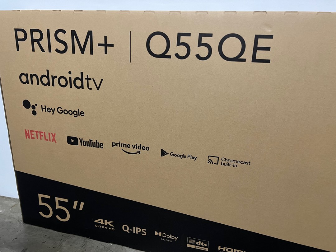 PRISM+ Q55-QE | B New, TV & Home Appliances, TV & Entertainment, TV on ...