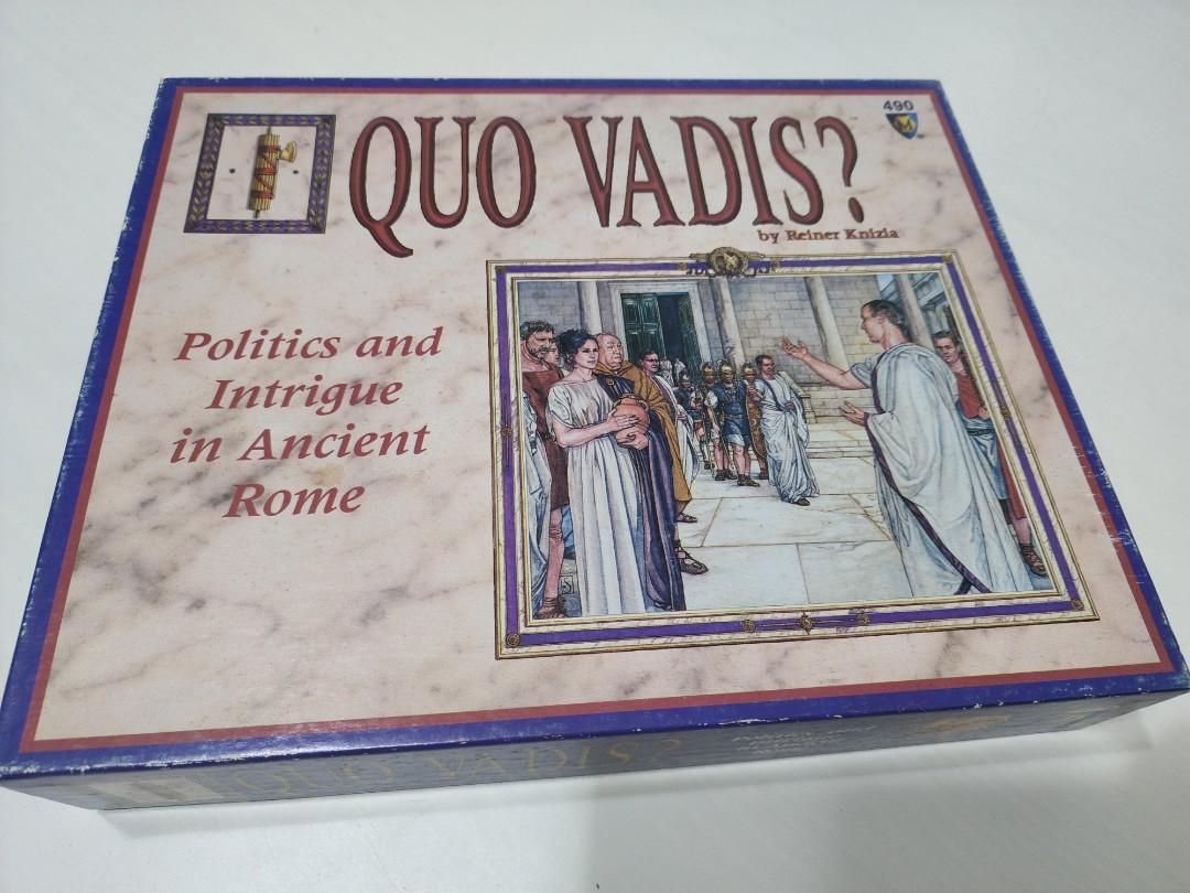 Quo Vadis? Boardgame, Hobbies & Toys, Toys & Games on Carousell