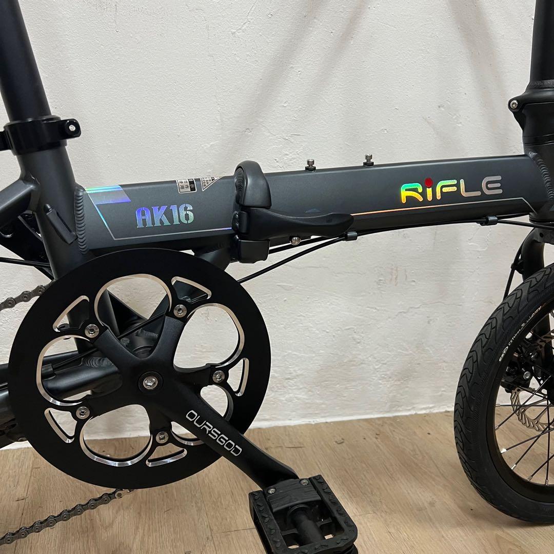 Rifle Ak16 16 inch foldable bike 9 speed disc brake high quality light ...