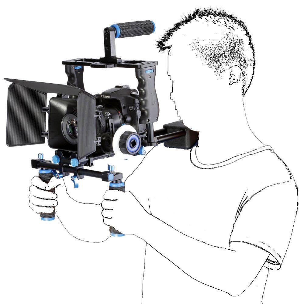 Rig Kamera Universal Stabilizer Shoulder, Fotografi di Carousell