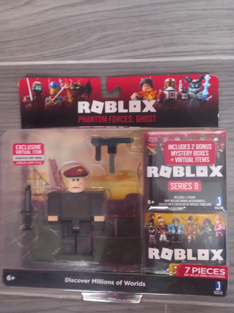 ROBLOX 2017 Series 2 Phantom Forces Ghost Mini Figure Online Code for sale  online