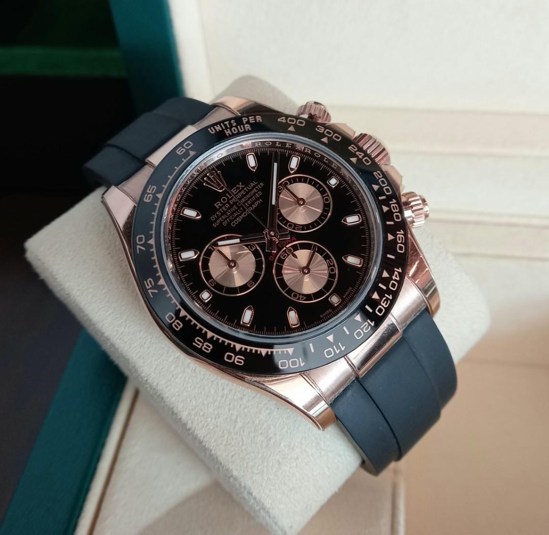 Rolex Daytona 116515 Rose Gold 2021 Fullset, Luxury, Watches on Carousell
