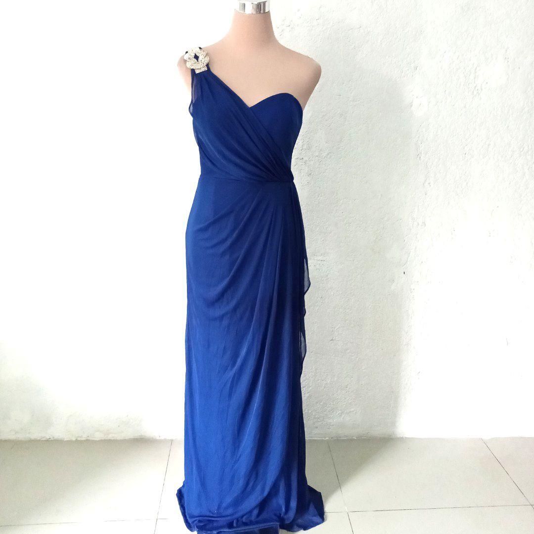 Royal blue dress 2024 for wedding sponsor