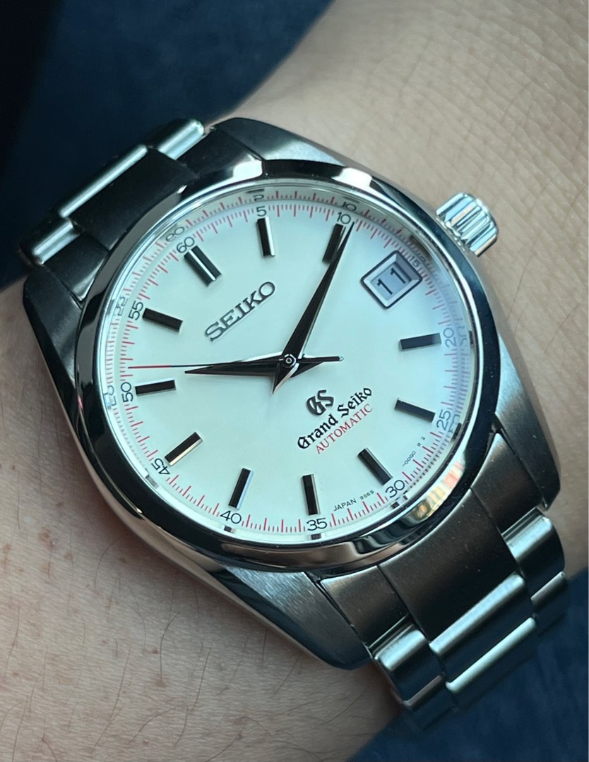 🔥 Rare Grand Seiko with Black hands! SBGR071 Full set, Luxury, Watches on  Carousell