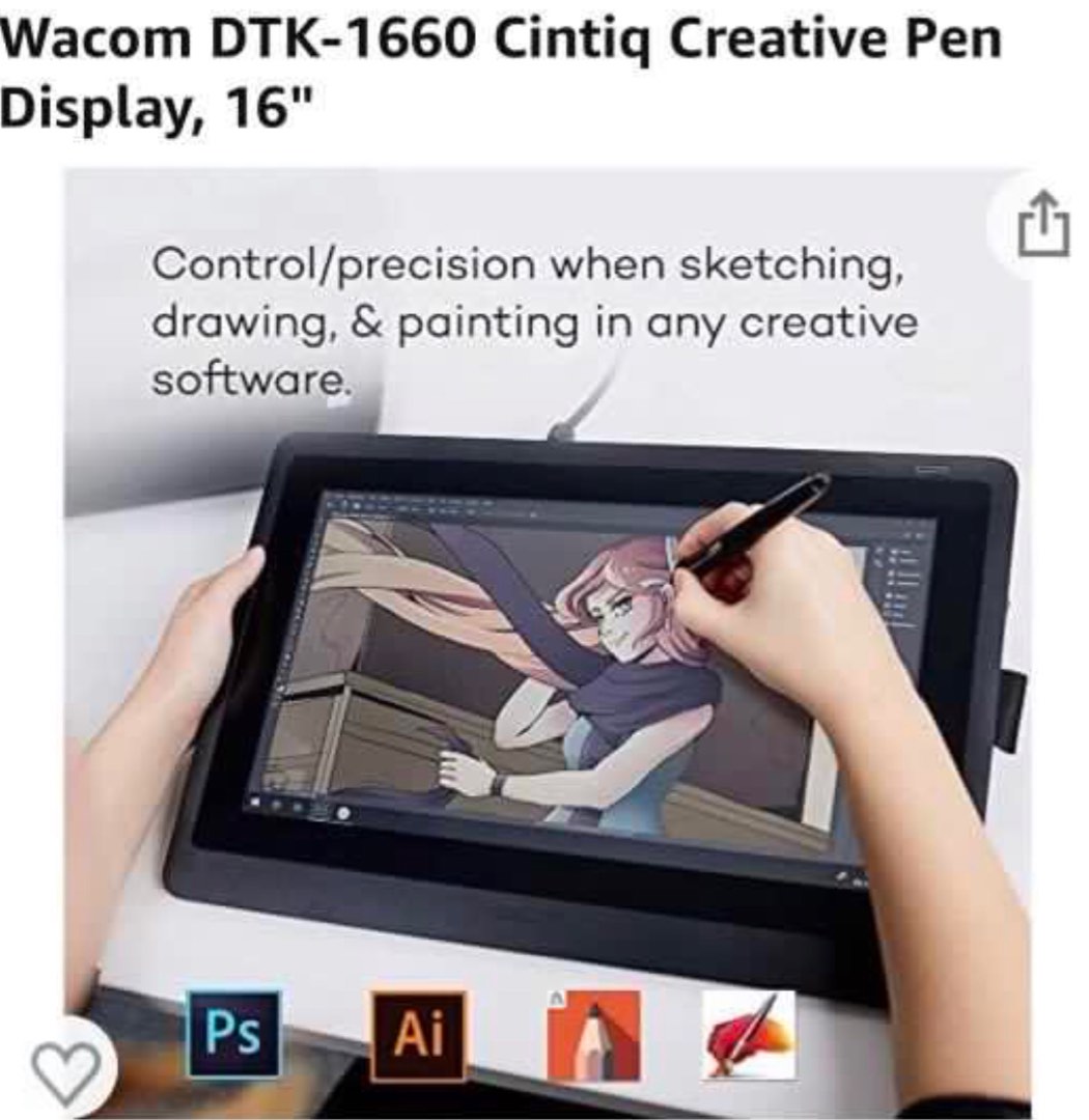 Sale Cintiq 16 (DTK1660/K1CX), Mobile Phones & Gadgets