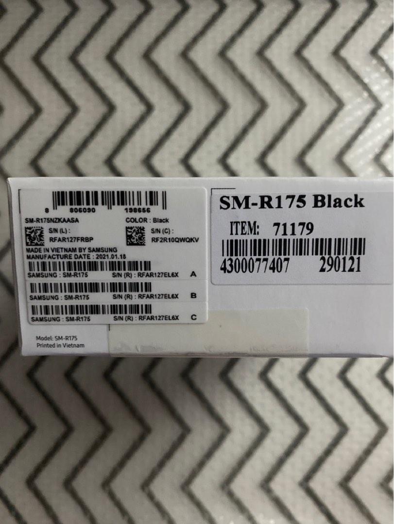 Samsung Galaxy SM R175N Buds Black colour Mobile Phones