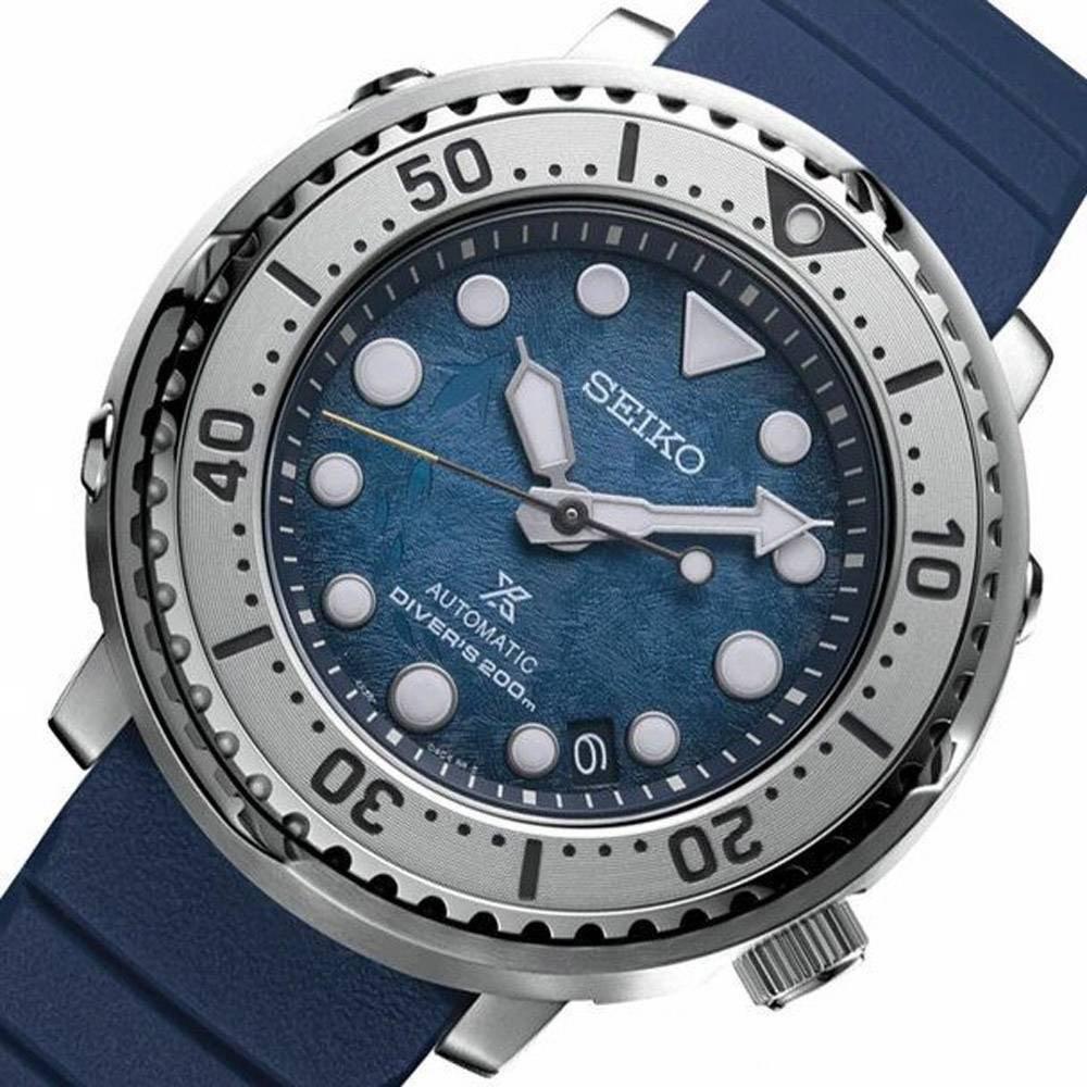 Seiko Prospex Antartica Baby Tuna “ Save the Ocean” Special Edition  Automatic Blue Dial Silicone Strap, Men's Fashion, Watches & Accessories,  Watches on Carousell
