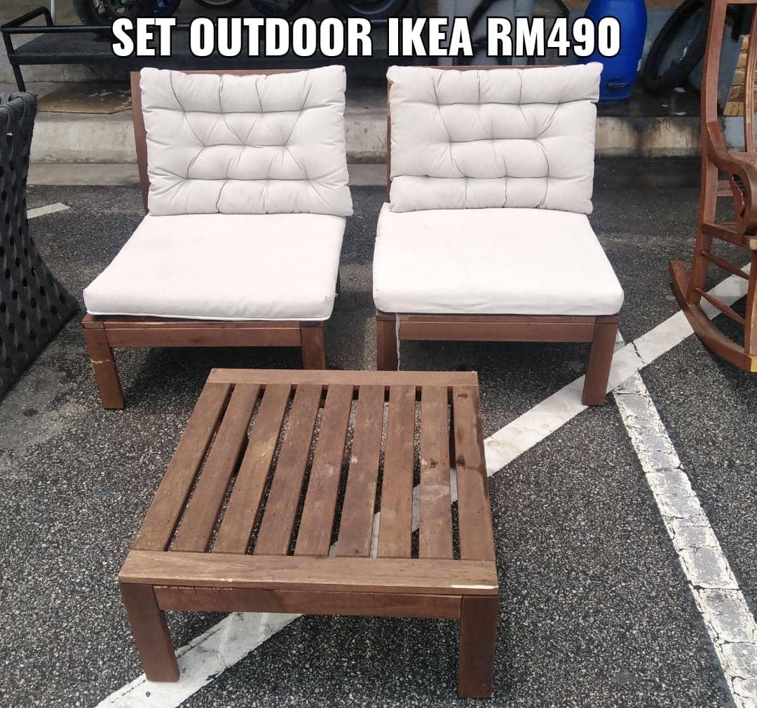 Set outdoor ikea applaro Furniture Home Living Furniture