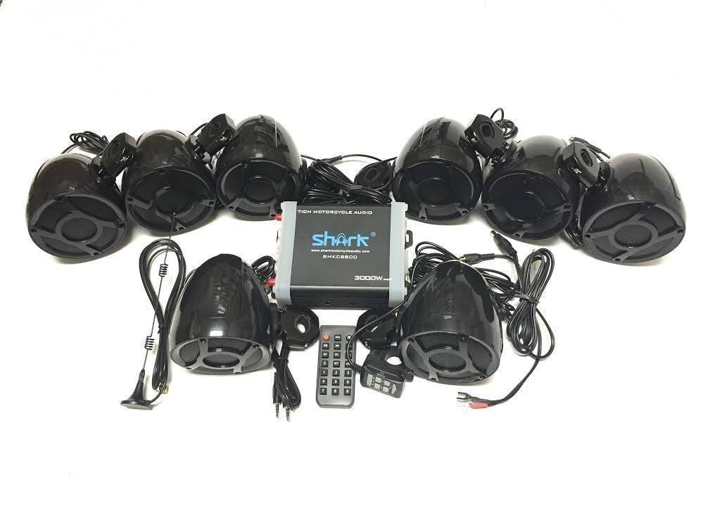 Shark speakers 2025 for motorcycles