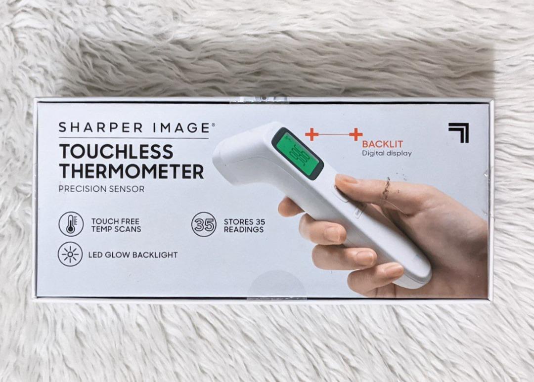 SHARPER IMAGE Digital Touchless Smart Forehead Thermometer, High ...
