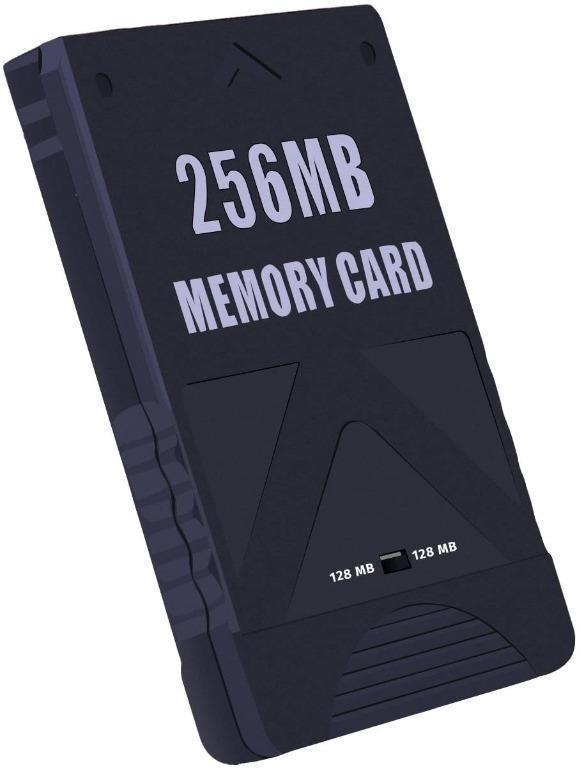 PS2 Memory Card 256MB For Sony PlayStation 2 Game Saves Pack High