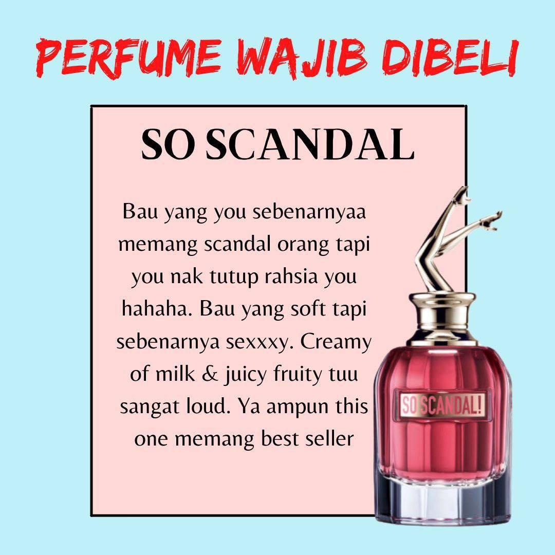 Bau sales perfume scandal