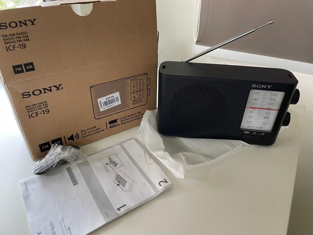 SONY Portable FM/AM Radio - battery operated, Sports Equipment, Sports ...