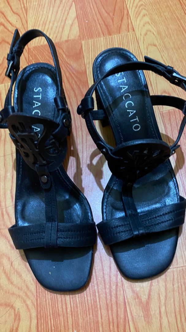 Staccato Sandals, Women's Fashion, Footwear, Heels on Carousell